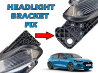 Focus mk4 2018+ Headlight Repair Fix Broken Brackets Tabs