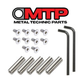 3L Beam liftarm screw together metal connectors FRICTIONLESS pins compatible with Lego Technic 5x