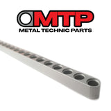 1m 100cm long Aluminium Metal Technic Style Beam 125 Hole Stud