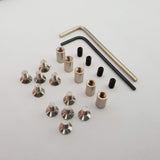 3L Beam liftarm 5x screw together metal connector FRICTION pins compatible with Lego Technic