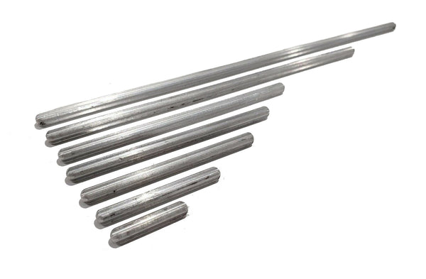 7pcs Technic Style Metal Axle Shaft Rod Assorted Heavy Duty X beam