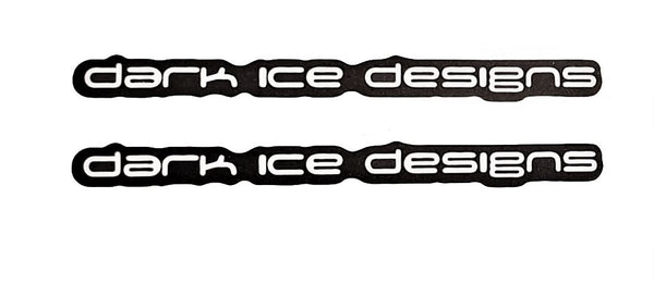 2x Dark Ice Designs Decal 10cm