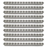 10pcs Lego Technic Style Metal Aluminium Beams